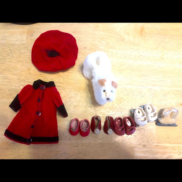 Ginny Doll Clothes, Dog, Shoes, Roller Skates Accessories Lot - Picture 1 of 16